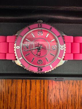 Gossip Pink Silicone Sport Watch